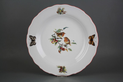 Runde flache Schüssel 31cm Verona Vöglein GCL č.1