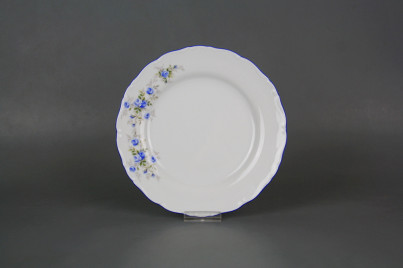 Dessertteller 19cm Ofelie Hellblaue Rosen HAL č.1
