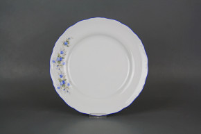 Flacher Teller 25cm Ofelie Hellblaue Rosen HAL
