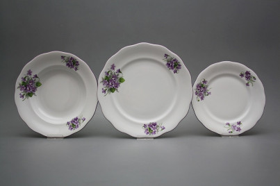 Tellerset Alaska Veilchen 36teiliges CFL č.1
