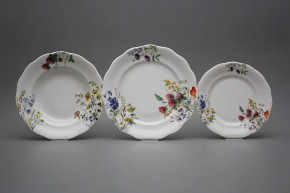 Tellerset Alaska Blumenwiese 36teiliges CBB