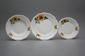 Tellerset Alaska Sonnenblumen 36teiliges CBB