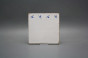 Forli Blanco Wandfliese 15x15cm Vergissmeinnicht Streuer K č.2