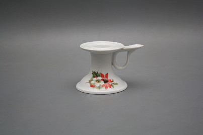 Kerzenständer 6,5cm mit Griff Rokoko Weihnachtsstern BB č.1