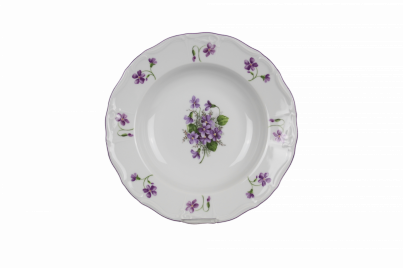 Tiefer Teller 23cm Marie Louise Veilchen JFL č.1