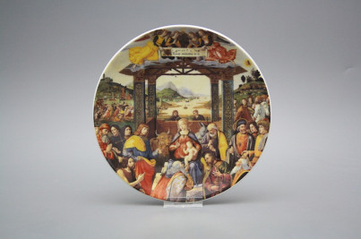 Hängeteller 19cm Adorazione dei Magi B - Domenico Ghirlandaio č.1